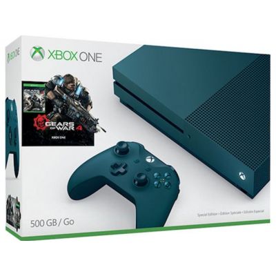 Microsoft Xbox One S 500Gb Deep Blue + Gears Of War 4 (русская версия)